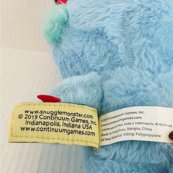 Continuum Games Snuggle Monster Hide & Seek Bedtime Blue Monster Plush - Picture 5 of 7